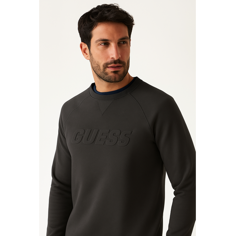 Guess new aldwin cn sweatshirt GREY 65576817