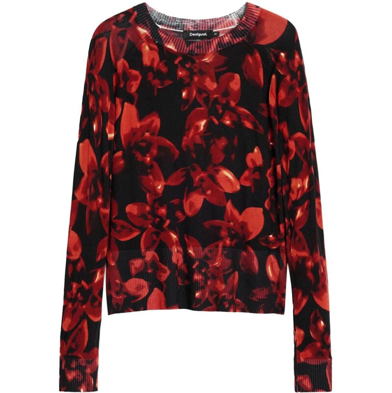 Desigual Sveter červená / čierna 65660512