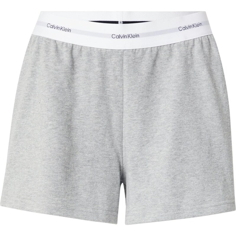 Calvin Klein Underwear Pyžamové nohavice sivá / biela 65664330