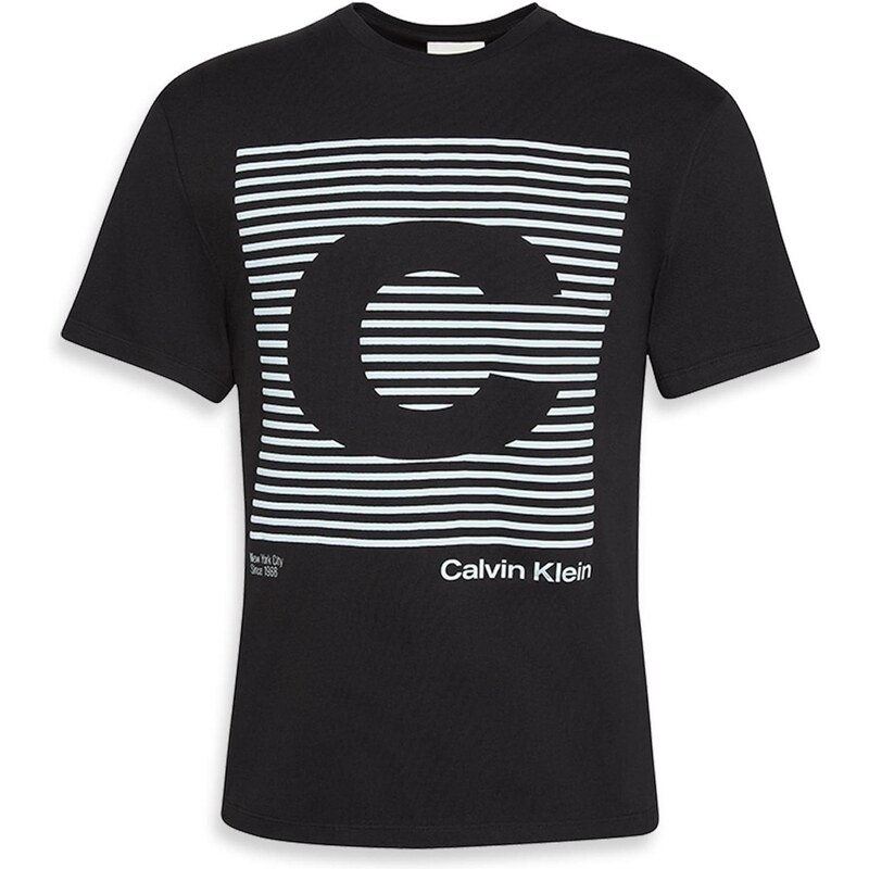 Calvin Klein Jeans Tričko čierna / biela 65696278
