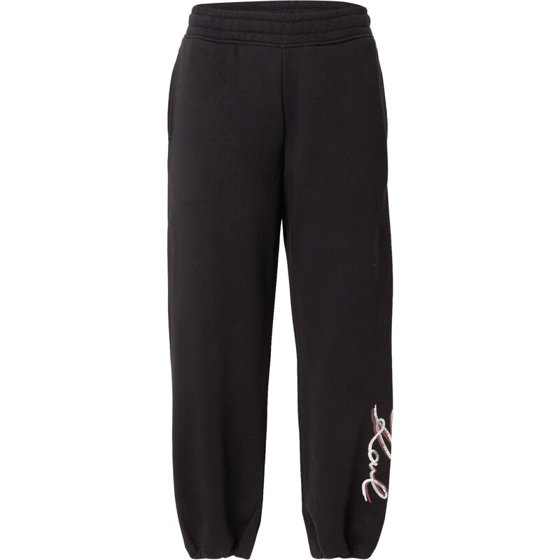 Karl Lagerfeld Nohavice čokoládová / čierna / biela 65577388