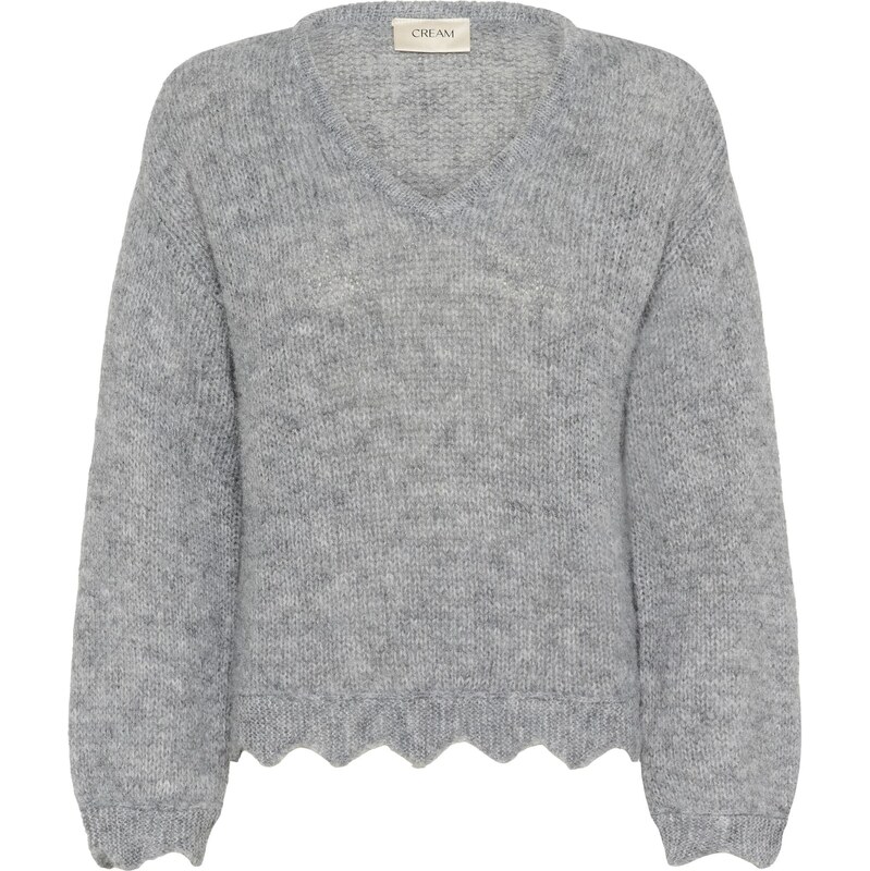 Cream Sveter Niso sivá melírovaná 65922155