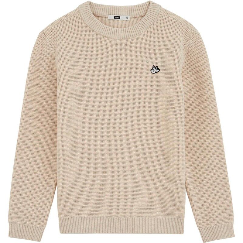 WE Fashion Sveter béžová / čierna / biela 65582186