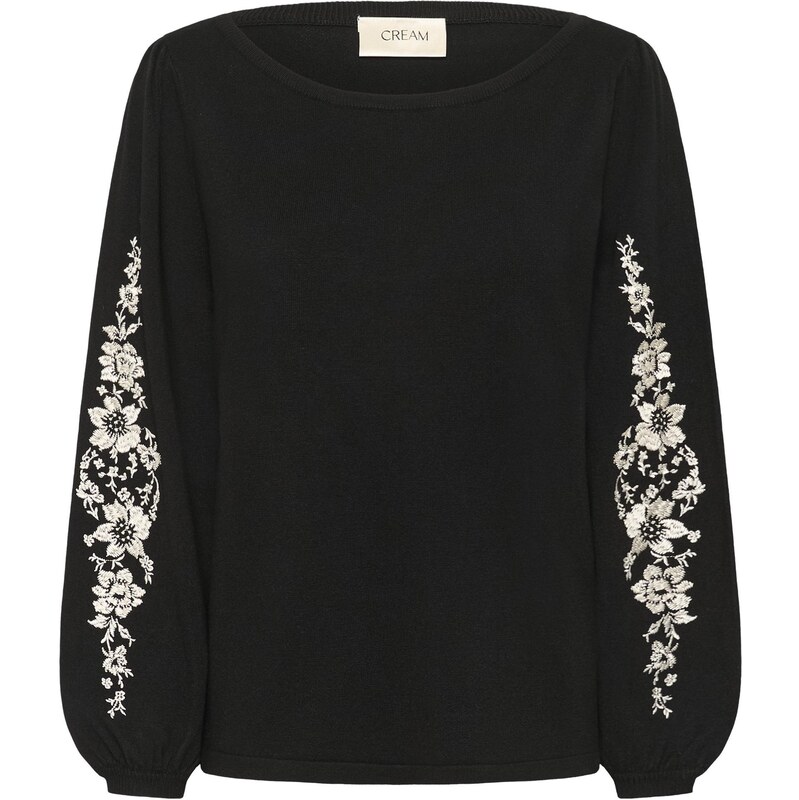 Cream Sveter Villea čierna / prírodná biela 65922156