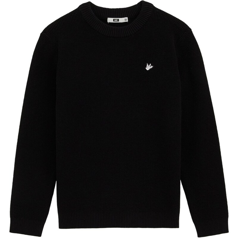 WE Fashion Sveter čierna / biela 65582185