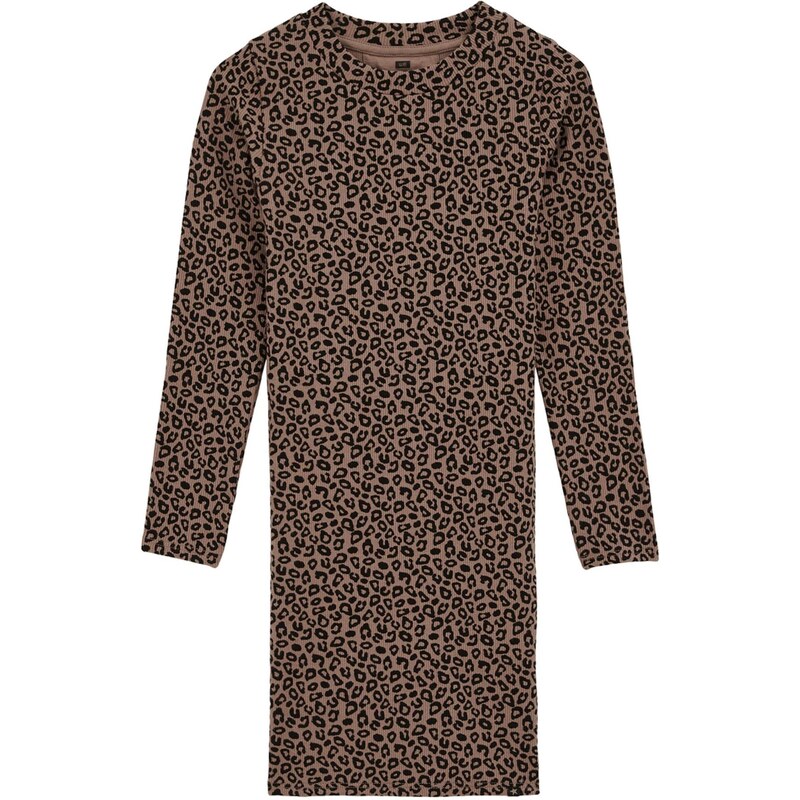 WE Fashion Šaty hnedá / čierna 65890754