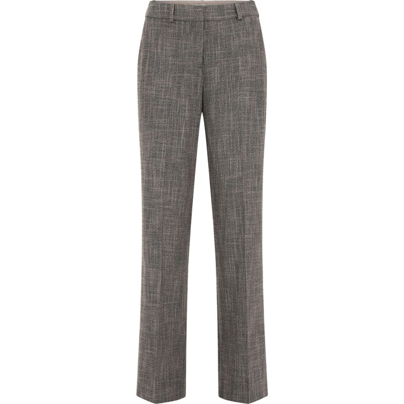 WE Fashion Nohavice s pukmi svetlobéžová / čierna 65659689