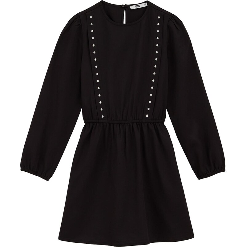 WE Fashion Šaty čierna / biela 65887098