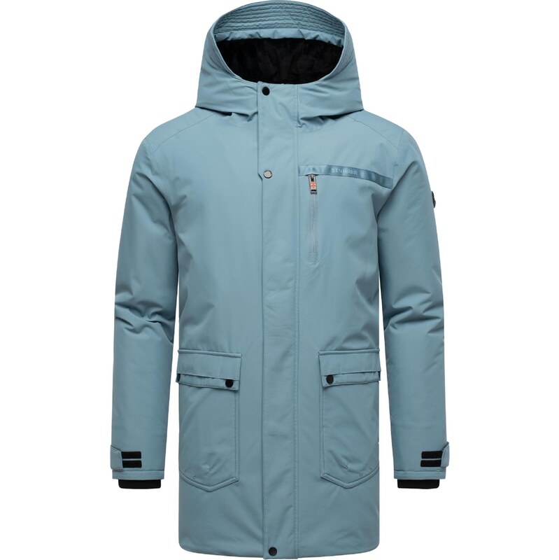 STONE HARBOUR Zimná parka Netaan XX modrosivá / čierna 65577193