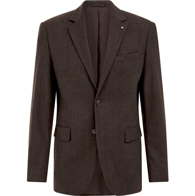 WE Fashion Sako tmavohnedá 65582240