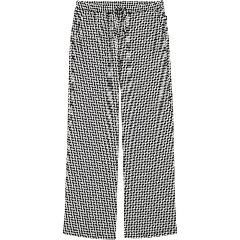 WE Fashion Nohavice čierna / biela 65888638