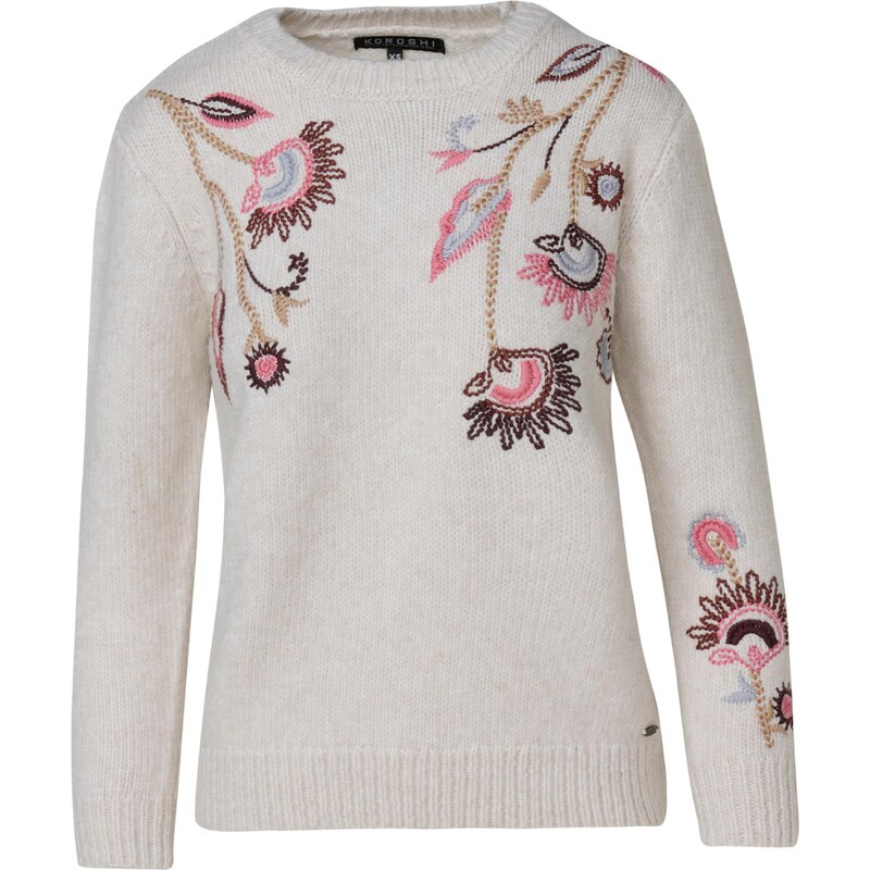 KOROSHI Sveter modrá / ružová / čierna / šedobiela 65889817