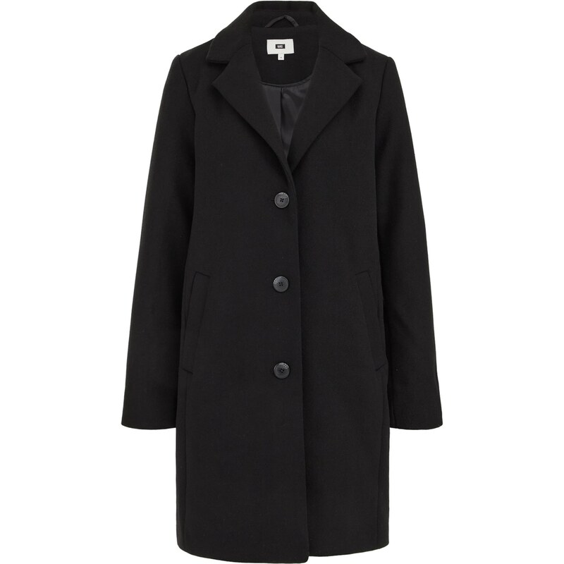 WE Fashion Prechodný kabát Jas čierna 65889956