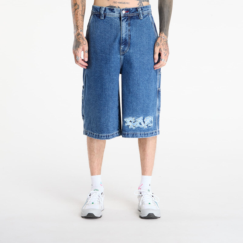 Šortky RIPNDIP Ace Ultra Wide Leg Shorts Medium Wash XL 65577502