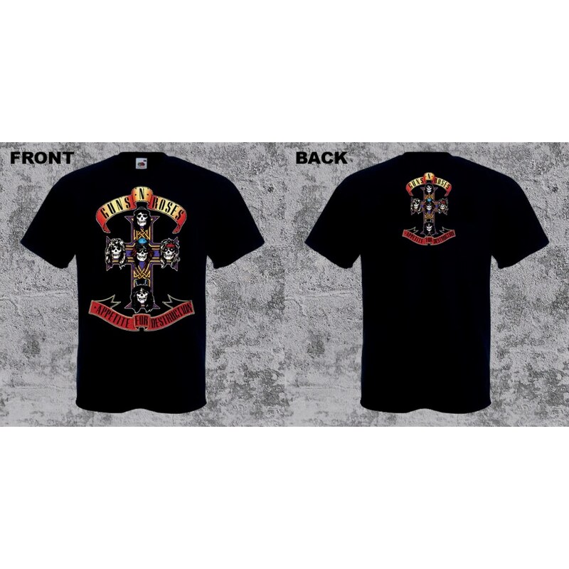 Fruit of the Loom Guns N Roses - Appetite for Destruction (tričko) 65578263