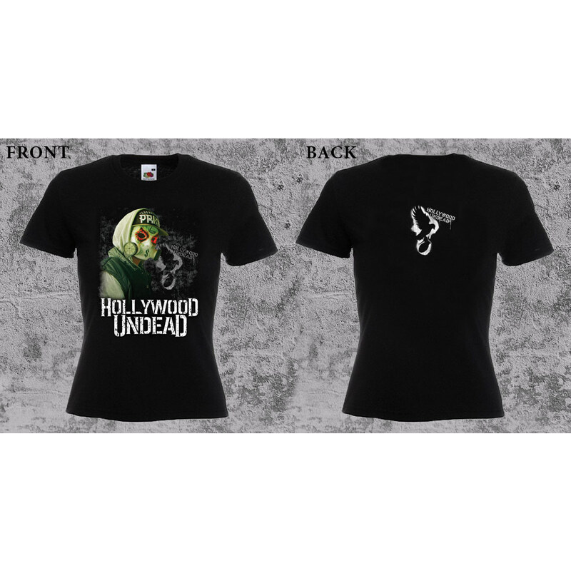 Fruit of the Loom Hollywood Undead - Mask Man (dámske tričko) 65578406