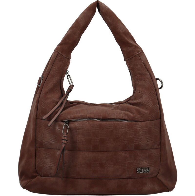Coveri World Dámska kabelka na rameno coffee - Coveri Orestis coffee 65617299