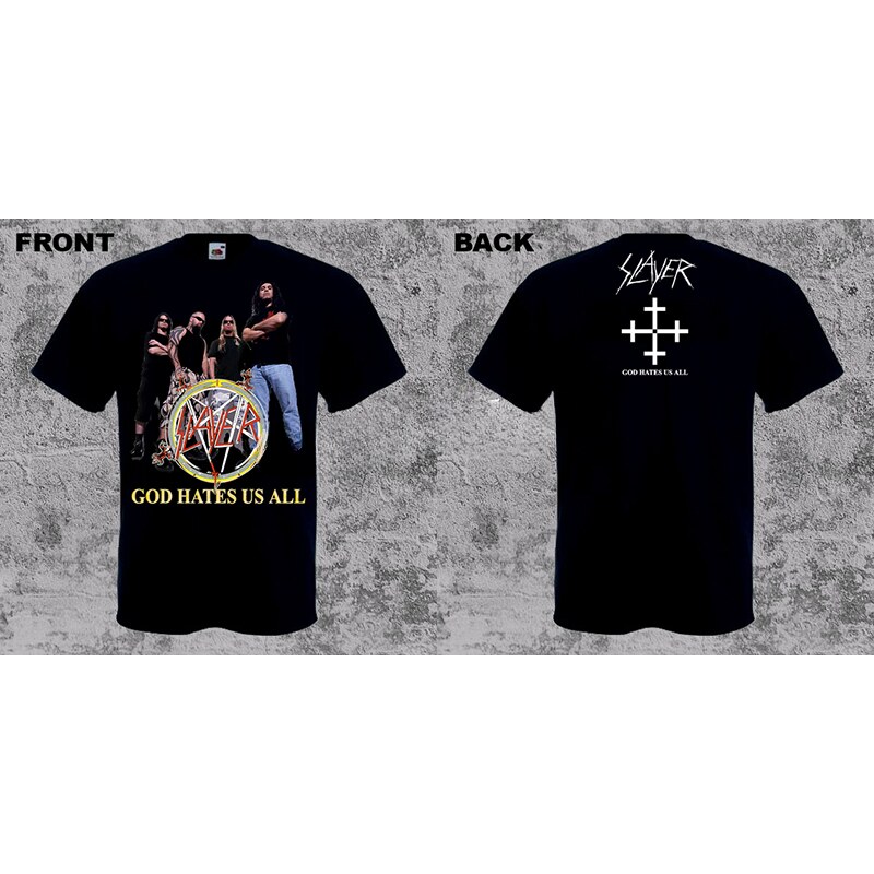 Fruit of the Loom Slayer - God Hates Us All Band (tričko) 65579040