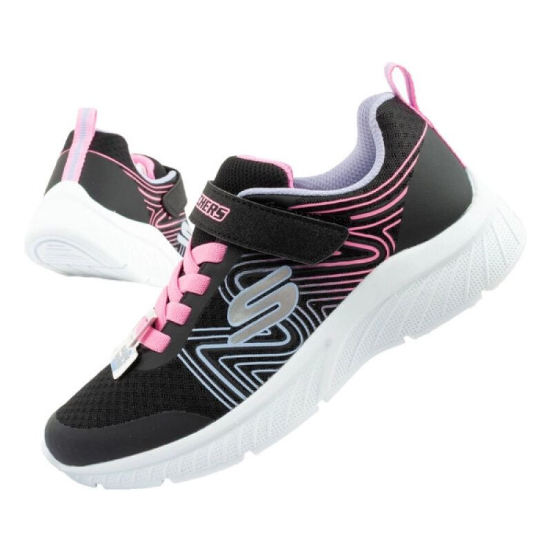 Ľahká pohodlná detská športová obuv na suchý zips Skechers Microspec 65579366