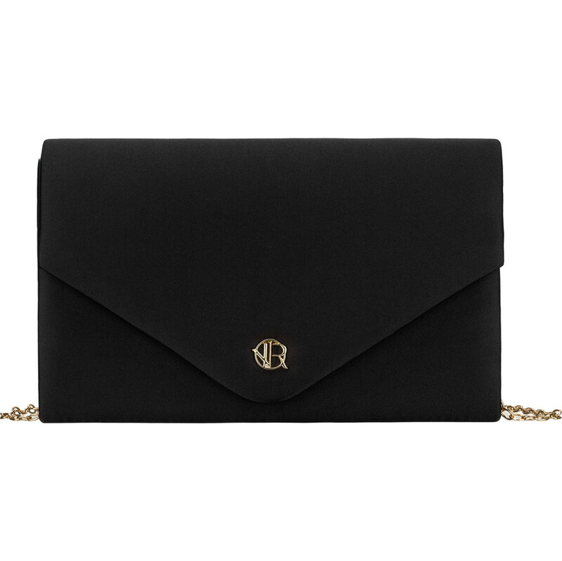 ROVICKY Čierna dámska listová kabelka so zlatou retiazkou R-XS030-3 65581456