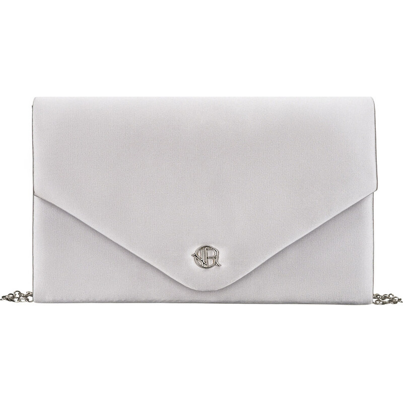 ROVICKY Strieborná dámska listová kabelka s magnetickým zapínaním R 65581457