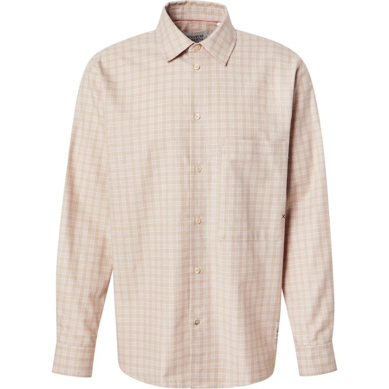 SCOTCH & SODA Košeľa piesková / biela 65894454