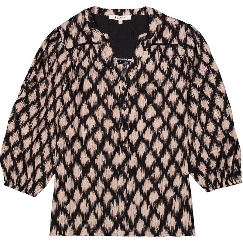 GARCIA Blúzka krémová / zlatá / čierna 66009620