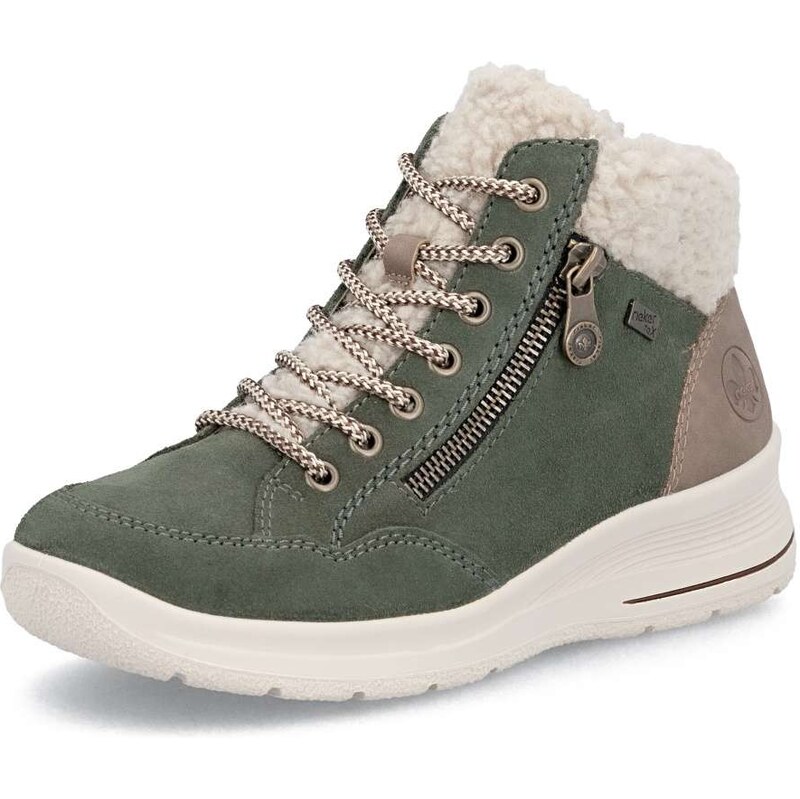 Dámska členková obuv RIEKER L7701-54 zelená W5 65584833