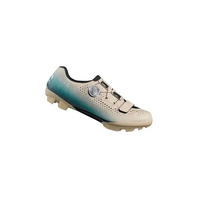 Shimano SH-RX600 gravel tretry béžová/modrá vel. 41 65584906