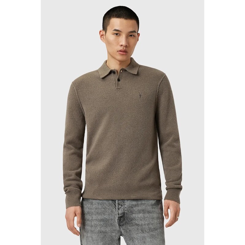 Sveter s prímesou vlny AllSaints STATTEN 65593999