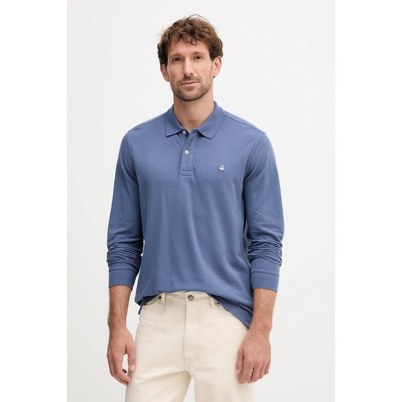 Bavlnené tričko s dlhým rukávom United Colors of Benetton 65003736