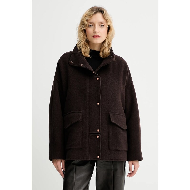 Kabát s prímesou vlny Sessun 65586318