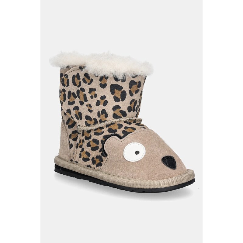 Detské semišové snehule Emu Australia Cheetah Walker 65586435