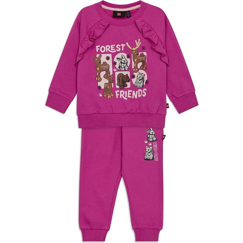 Detská bavlnená tepláková súprava Lego LWSANYU 704 65586593