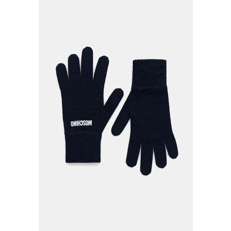 Rukavice s prímesou vlny Moschino 65586438
