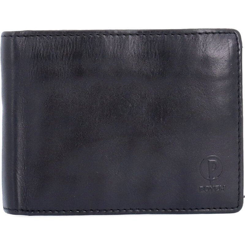 Pánska kožená peňaženka Poyem čierna 5245 Poyem C 65587878