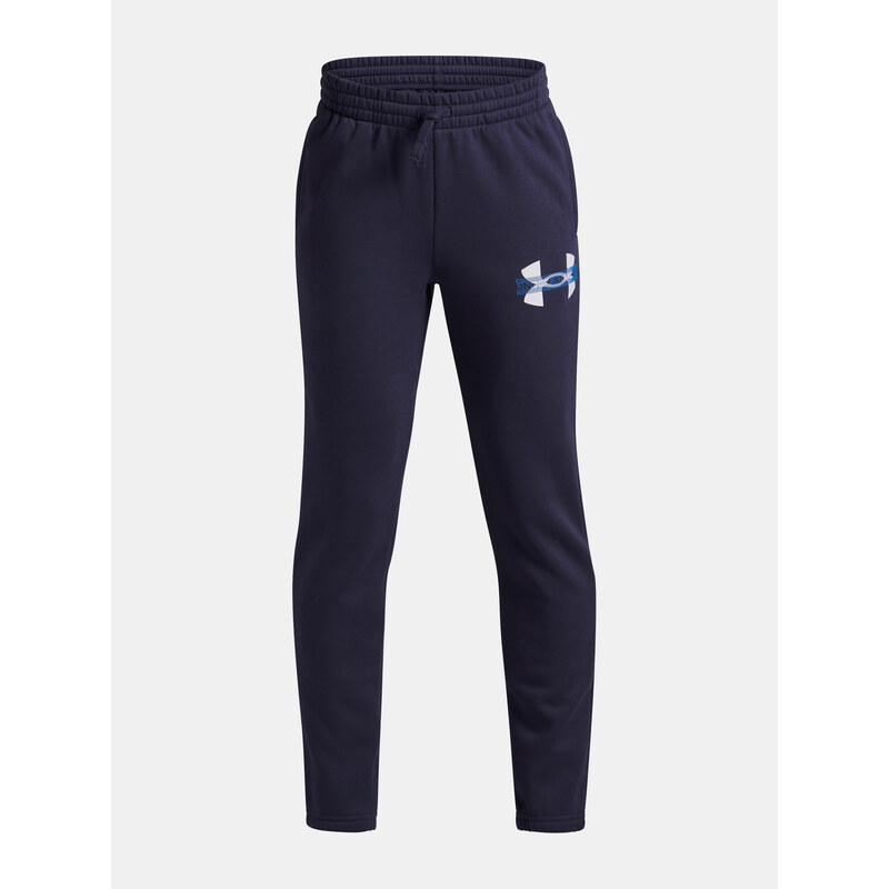 Boys Sweatpants Under Armour UA Rival Flc Cblck Grphc Jgr-BLU - Boys 65611512