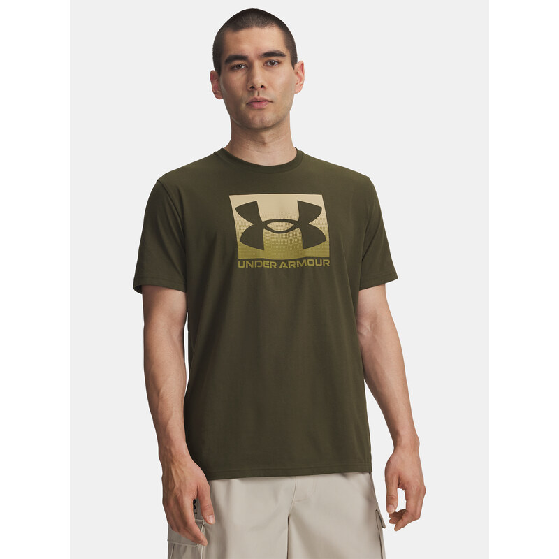 Mens Under Armour UA M BOXED SPORTS UPDATED SS-GRN - Mens T-Shirt 65611519