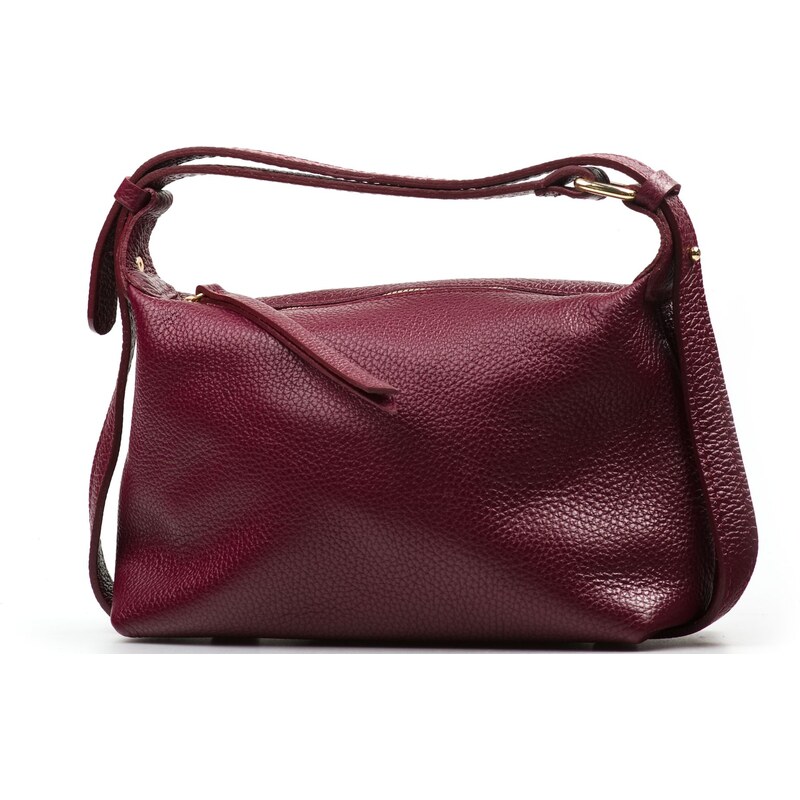 Blaire Kožená kabelka Shaila vínovo červená 65590066