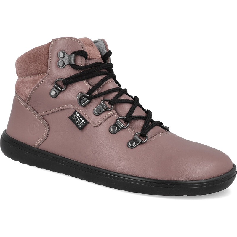 Barefoot dámske členkové topánky Jampi - Leila roseate fialové