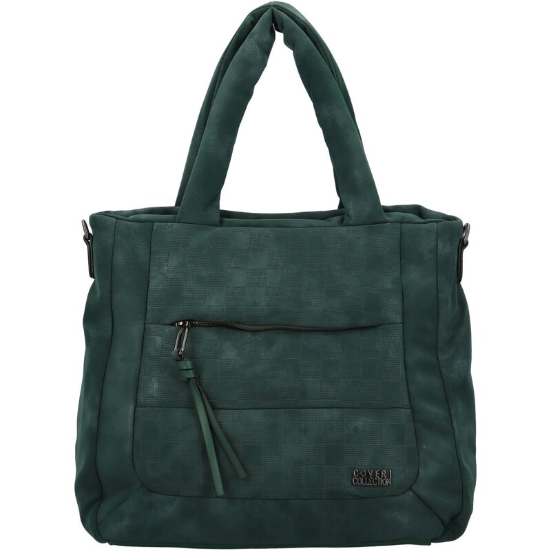 Coveri World Dámska kabelka do ruky tmavo zelená - Coveri Natani 65617301