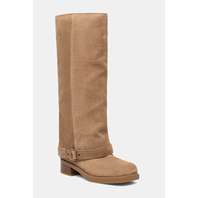 Semišové čižmy MICHAEL Michael Kors Colby 65589606