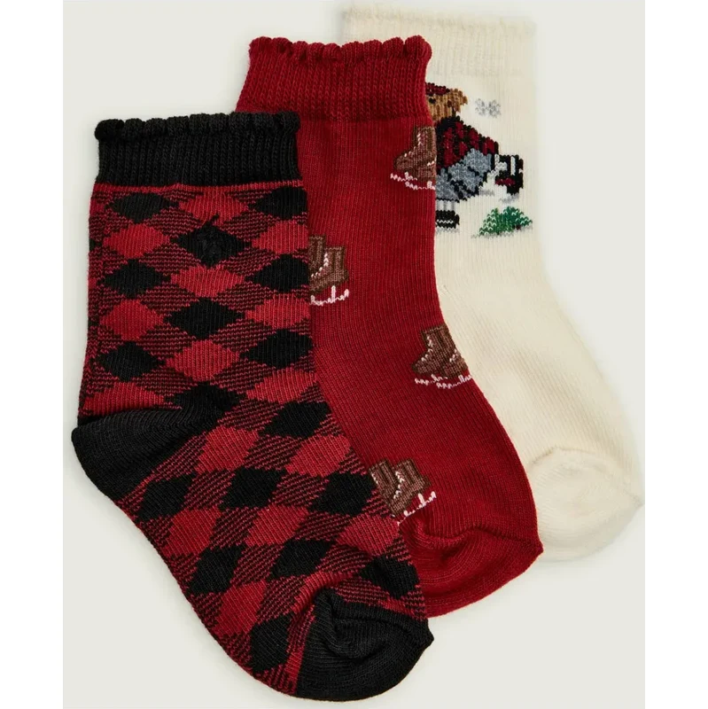 POLO RALPH LAUREN Ponožky 3-balenie 65590370