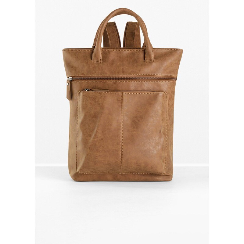 bonprix Ruksak s vonkajšími vreckami, farba hnedá 47656887