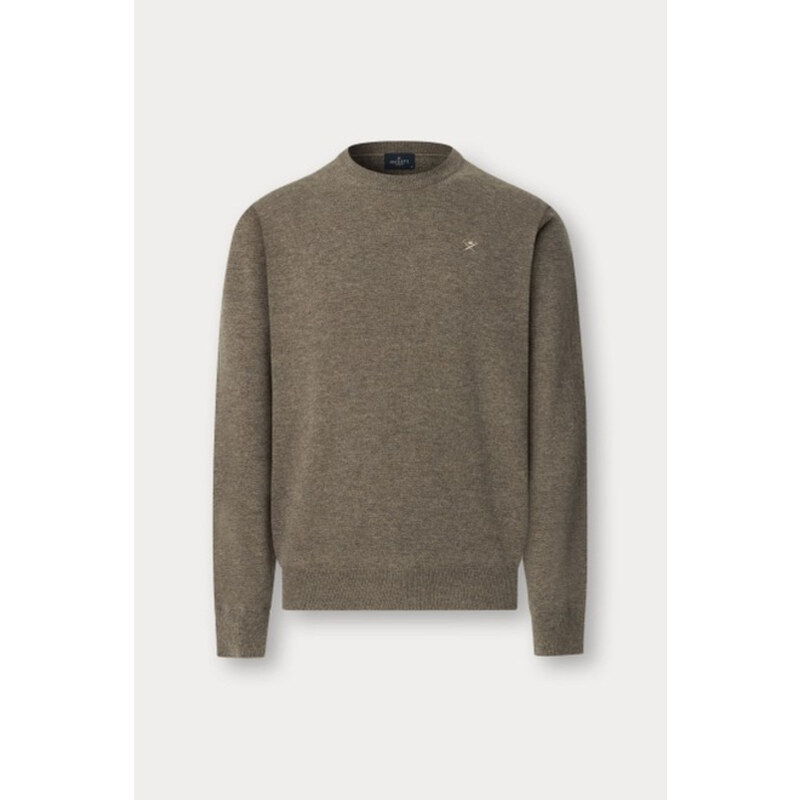 SVETER HACKETT LONDON HERRINGBONE TRIM CREW 65592975