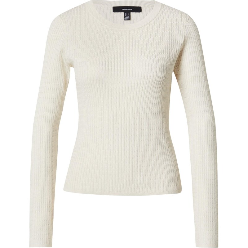 VERO MODA Sveter VMSilje biela ako vlna 65887257