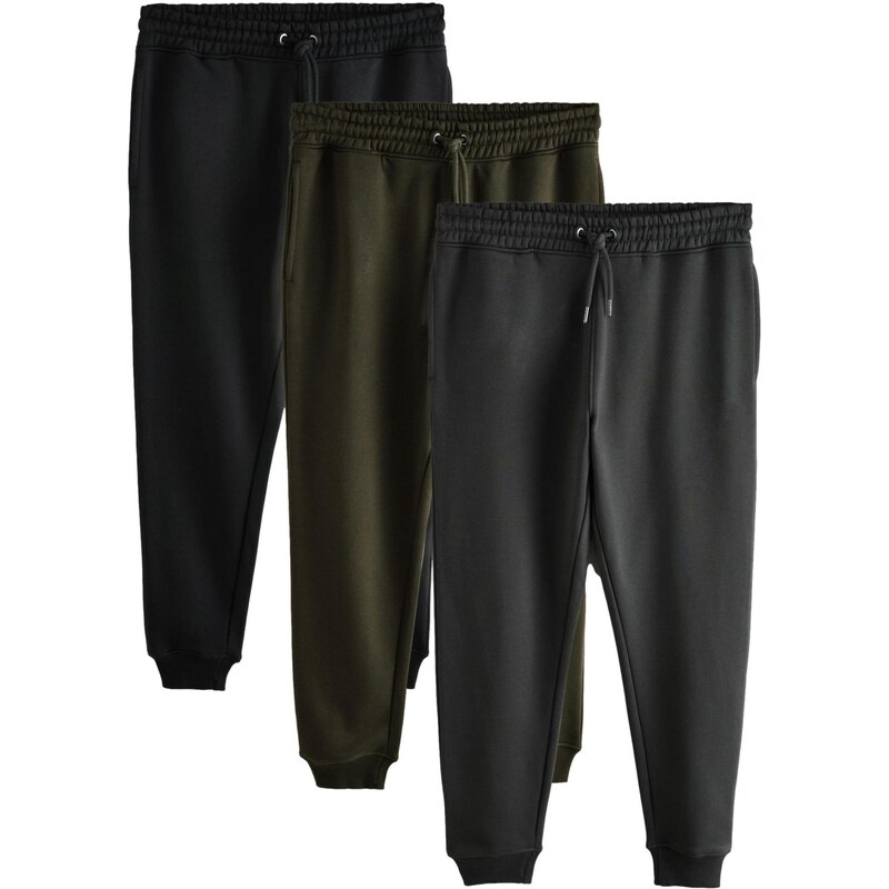 Next Nohavice antracitová / tmavozelená / čierna 65663406