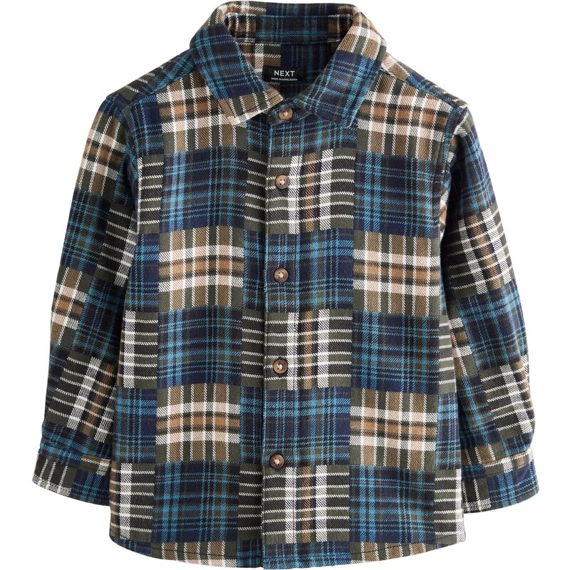 Next Košeľa béžová / modrá 65853285