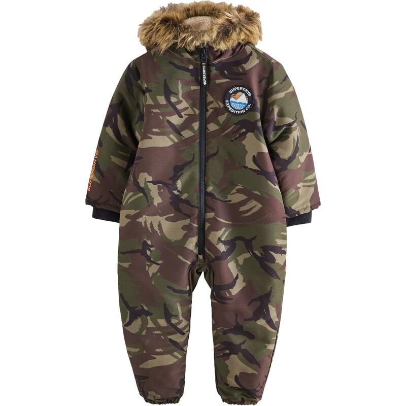 Superdry & Co Funkčný komplet Everest sivobéžová / olivová / farba 65893276