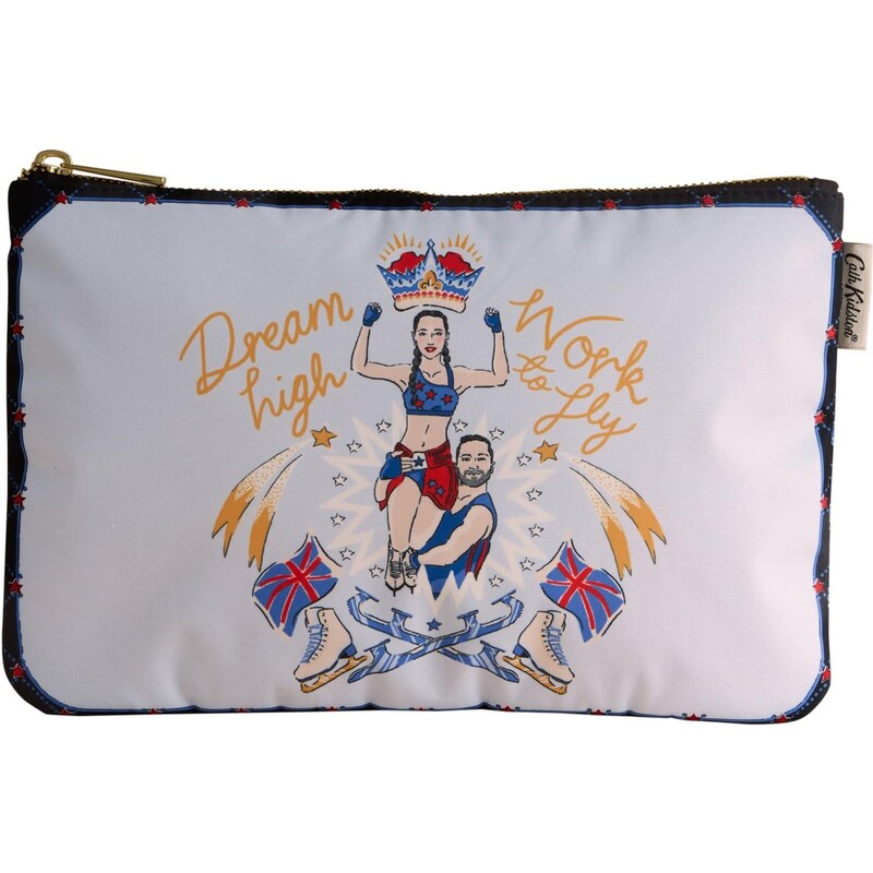 Cath Kidston Puzdro Lilah and Lewis pastelovo modrá / tmavomodrá / 65664403